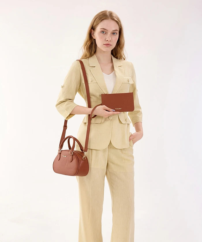 Montana West Minimalist 3-Piece Handbag Set in BR 