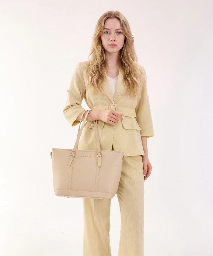 Montana West Minimalist 3-Piece Handbag Set in KH