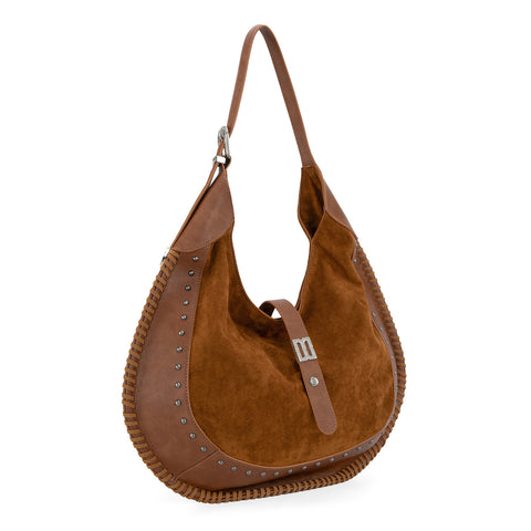 Pre-sale Montana West Studded Whipstitch Hobo Bag