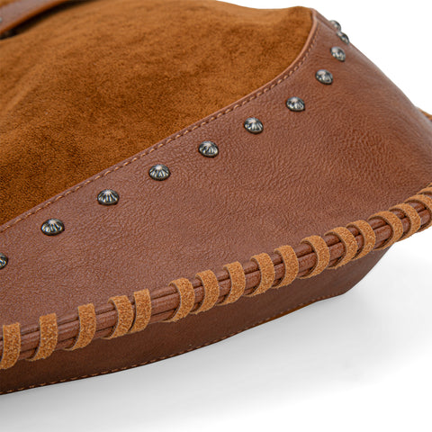 Pre-sale Montana West Studded Whipstitch Hobo Bag
