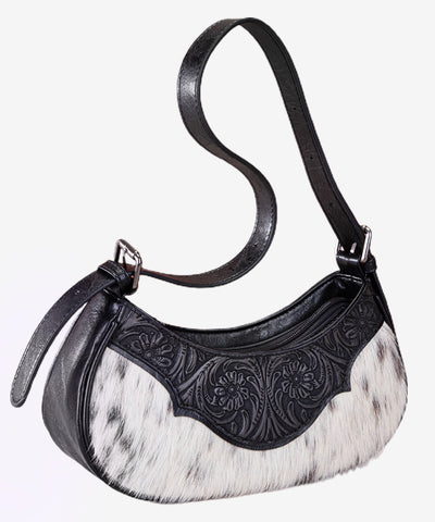 Montana West Cowhide Tooled Hobo Bag - Montana West World