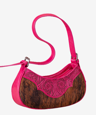 Montana West Cowhide Tooled Hobo Bag - Montana West World