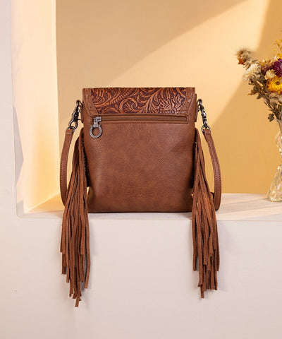 Montana West Tooled Concho Crossbody