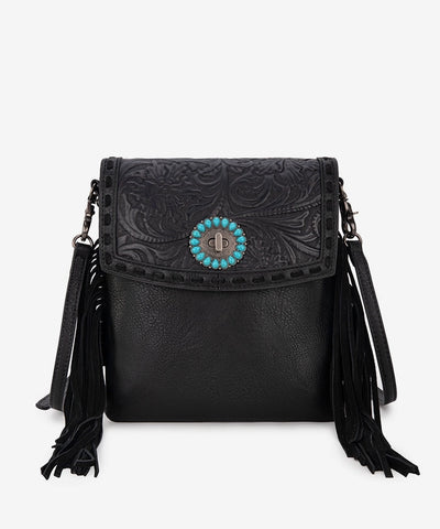 Montana West Tooled Concho Crossbody - Montana West World