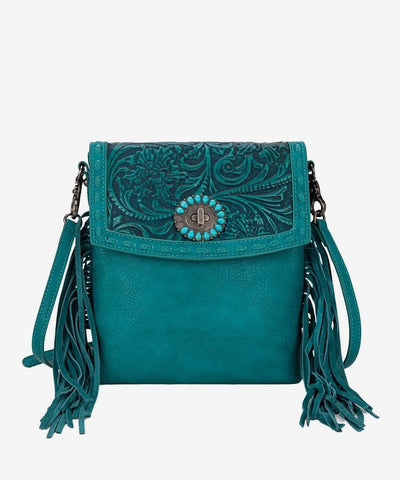 Montana West Tooled Concho Crossbody - Montana West World