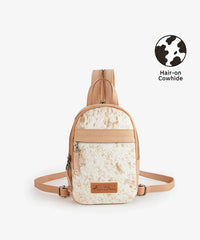 Montana West Genuine Leather Hair-On Sling Bag