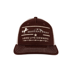 Montana West Grit Cowboy Mesh Back Hat