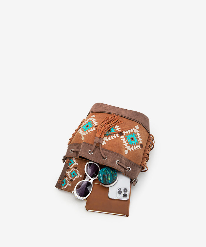 Montana_Aztec_Fringe_Bucket_Bag_Brown