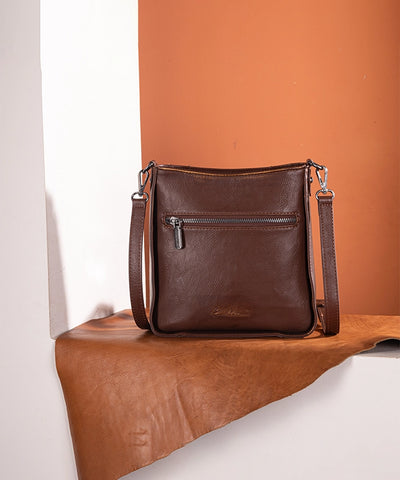 Montana West Aztec Crossbody Bag Brown