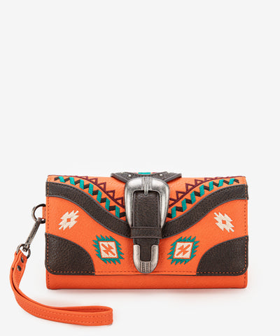 Montana_West_Buckle_Wristlet_Wallet_Orange