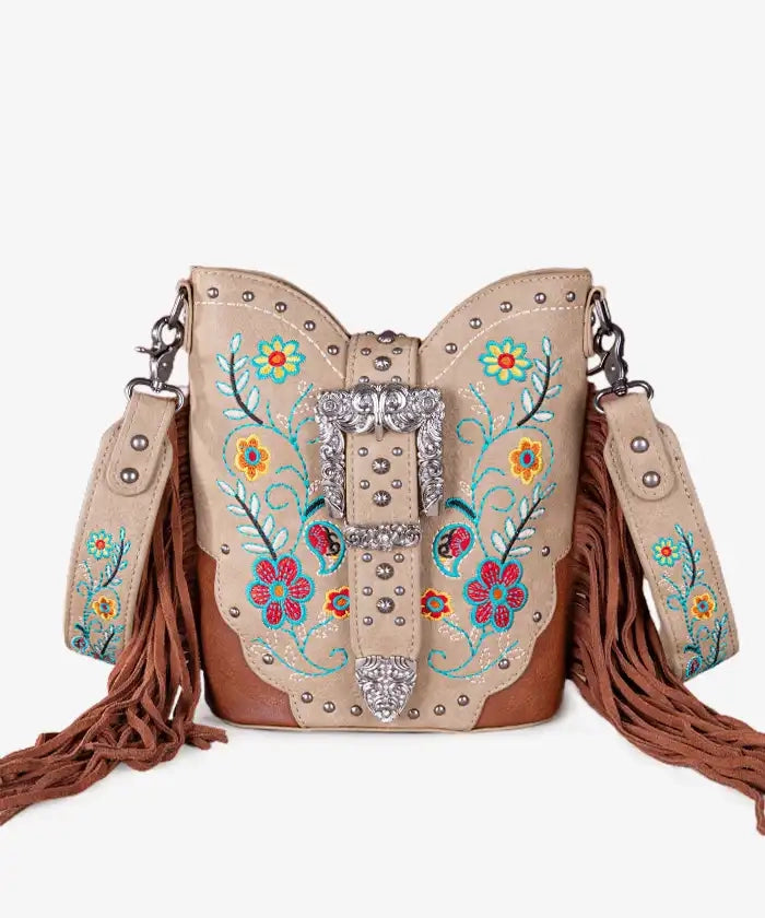 Montana_West_Buckle_floral_Crossbody_Tan