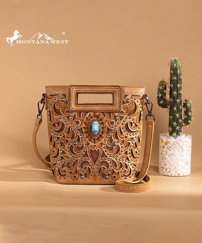 バッグ Mt.hill Tote Bag With Concho Mt.hill Tote Bag｜Mt.hill Silver & Leather