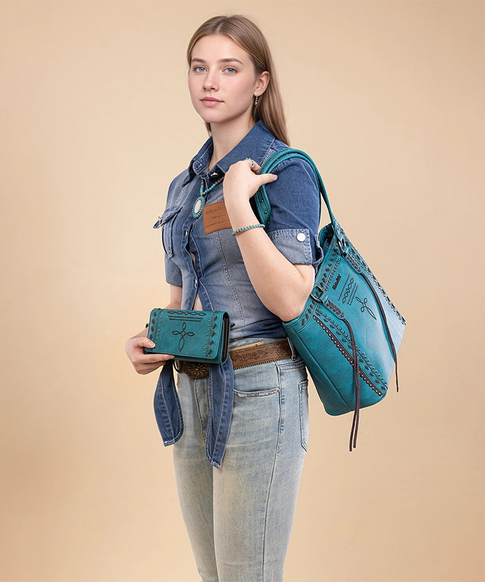 Montana_West_Diamond_Cross_Stitch_Concealed_Carry_Tote_Bag_Turquoise