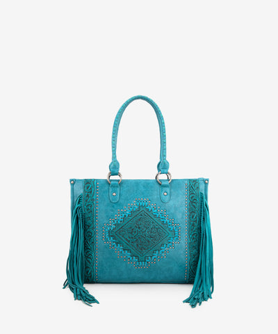 Montana_West_Hand_Coloring_Fringe_Tote_Bag_Turquoise