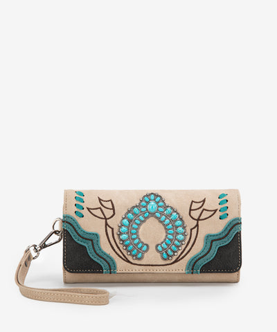 Montana_West_Turquoise_Concho_Wristlet_Tan