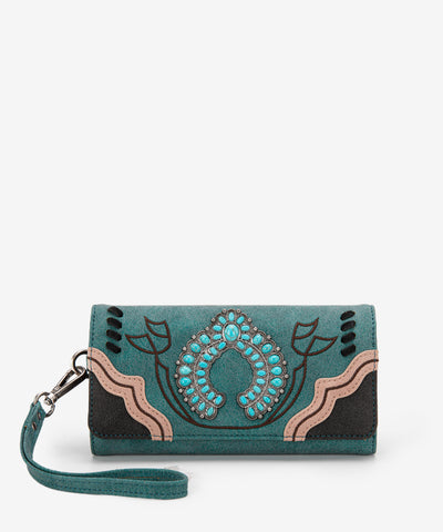 Montana_West_Turquoise_Concho_Wristlet_Turquoise