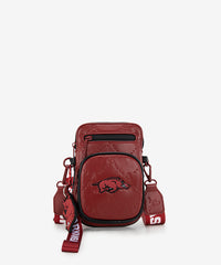 University of Arkansas Razorbacks Mini Crossbody Purse