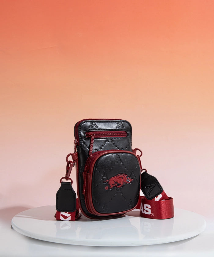 University of Arkansas Razorbacks Mini Crossbody Purse