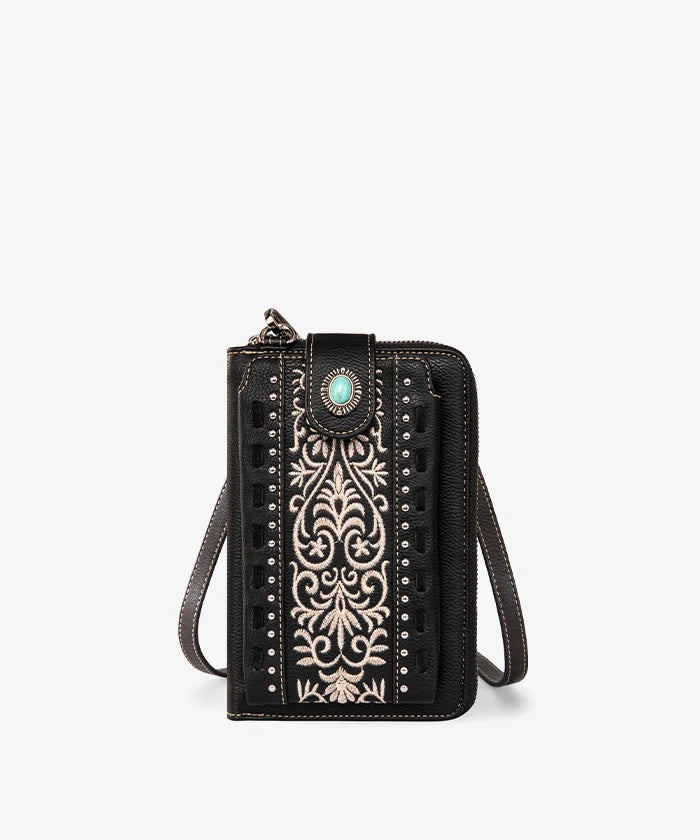 Montana West Western Phone Purse Crossbody Bag