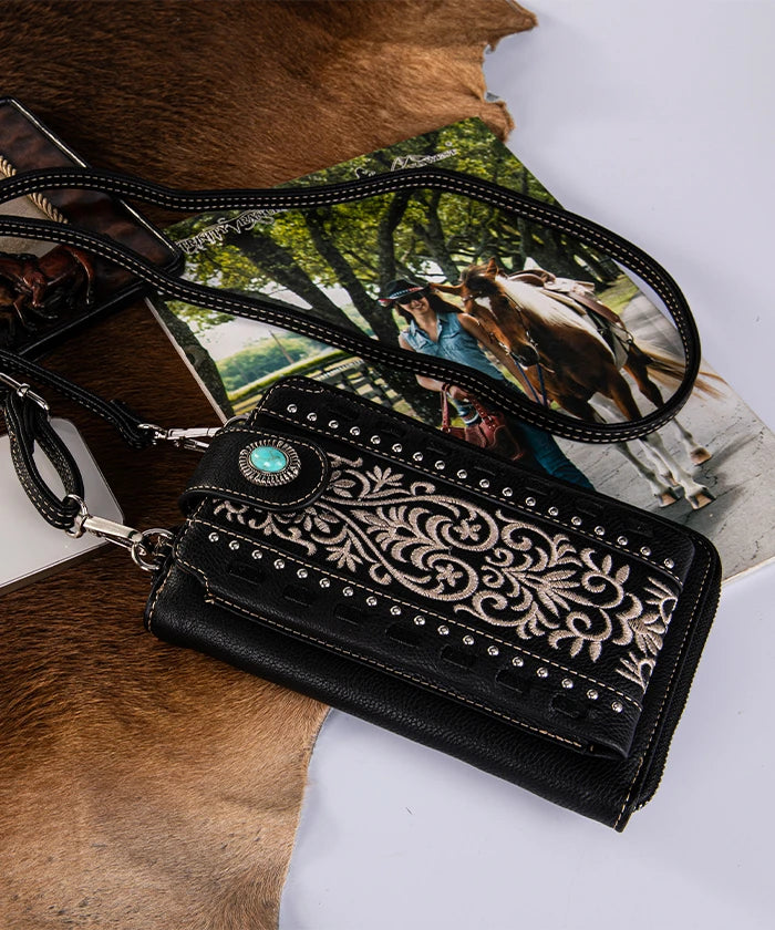 Montana West Western Phone Purse Crossbody Bag