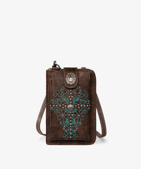 Montana West Western Phone Purse Crossbody Bag
