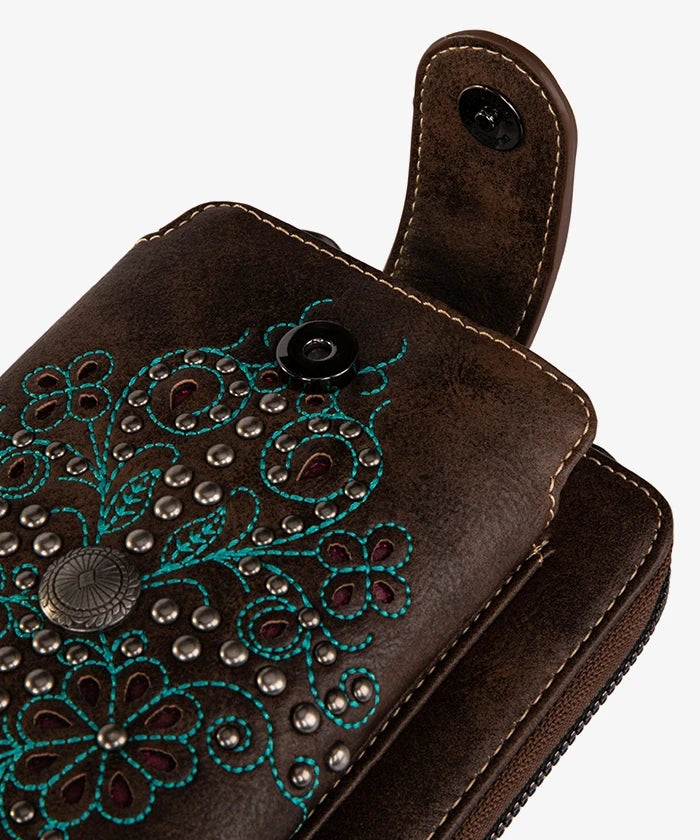 Montana West Western Phone Purse Crossbody Bag