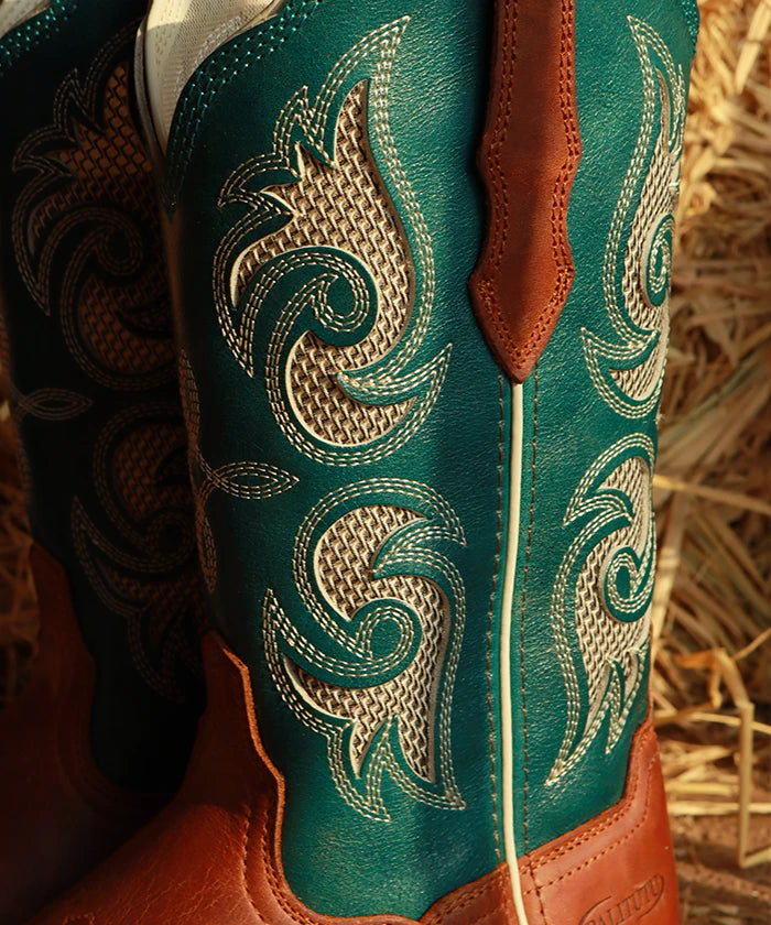 Women's Embroidered Evergreen Cowgirl Boots