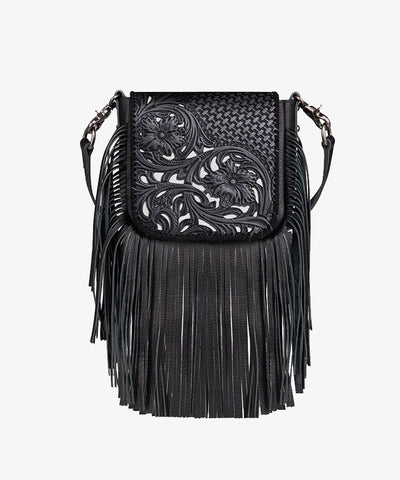 Montana West Tooled Fringe Crossbody Bag - Montana West World