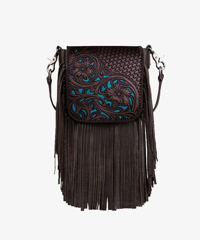 Montana West Tooled Fringe Crossbody Bag - Montana West World