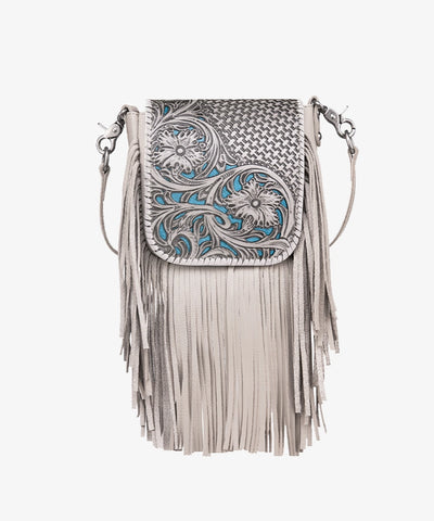 Montana West Tooled Fringe Crossbody Bag - Montana West World