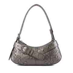 Rock & Republic Rhinestone Buckle Shoulder Bag