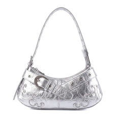 Rock & Republic Rhinestone Buckle Shoulder Bag