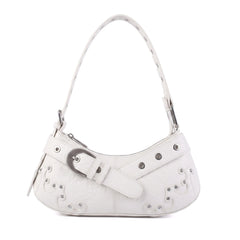 Rock & Republic Rhinestone Buckle Shoulder Bag