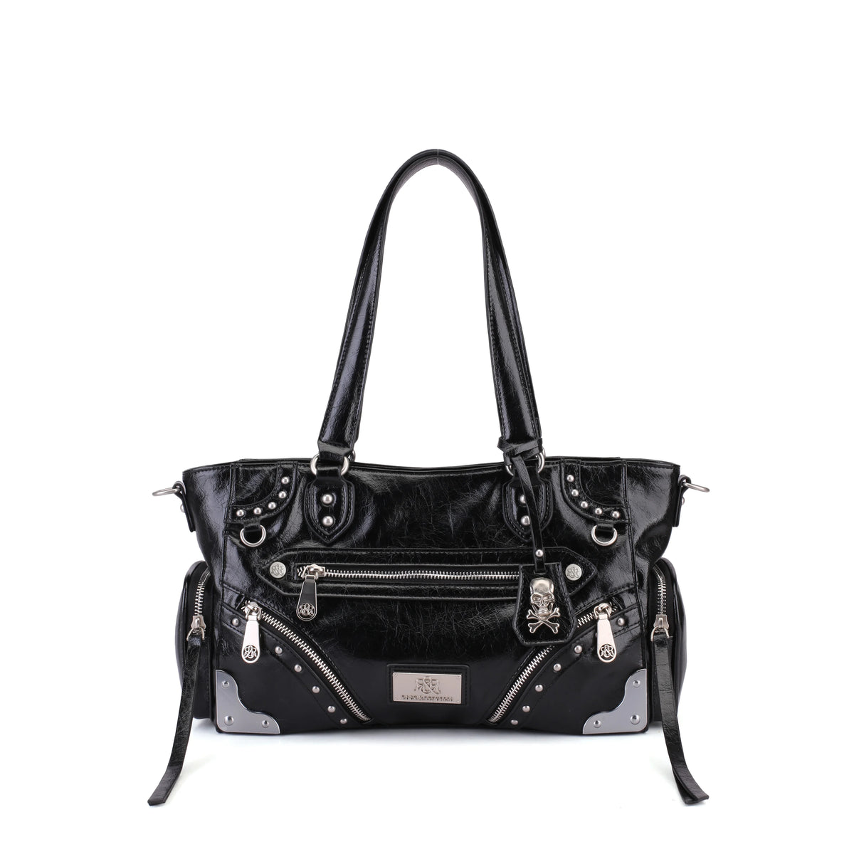 Rock & Republic Studded Zip Pocket Tote Bag
