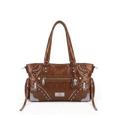 Rock & Republic Studded Zip Pocket Tote Bag