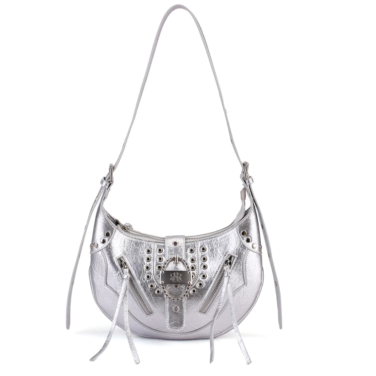 Rock & Republic Metallic Grommet Shoulder Bag