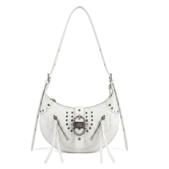 Rock & Republic Metallic Grommet Shoulder Bag