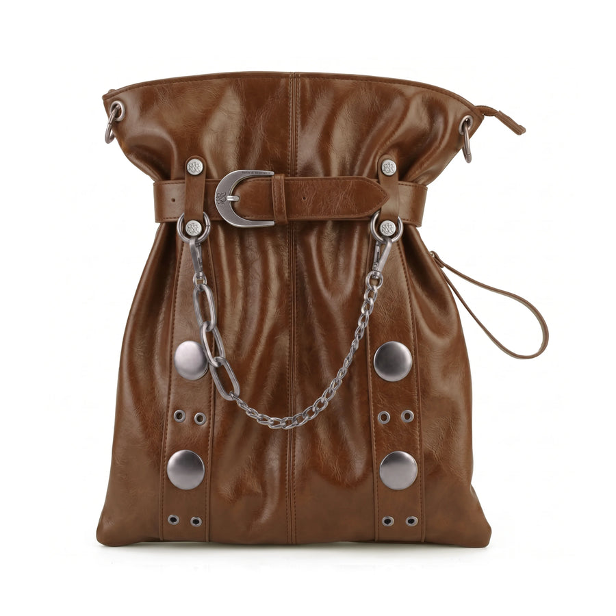 Rock & Republic Belted Chain Convertible Backpack