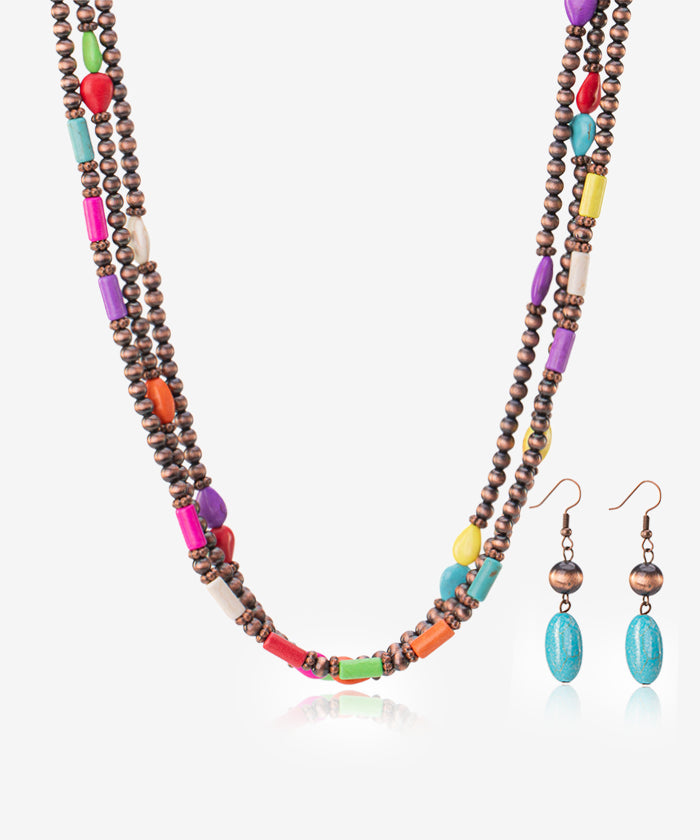 Rustic_Couture's_Beaded_Necklace_Earrings_Set