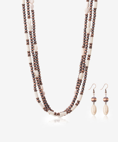 Rustic_Couture's_Beaded_Necklace_Earrings_Set_White