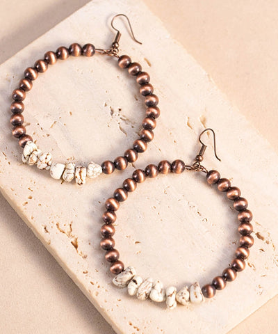 Rustic_Couture_s_Nature_Stone_Beaded_Hoop_Earrings_White