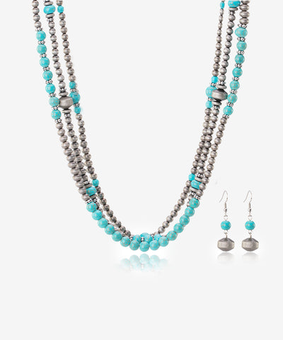 Rustic_Couture's_Turquoise_Bohemian_necklace_earrings_set