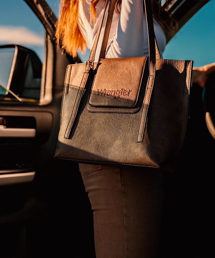 Wrangler Flap Shoulder Bag Set-Country Glam Outfits