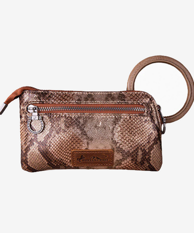 Montana West Snake-Skin Wristlet - Montana West World