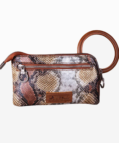 Montana West Snake-Skin Wristlet - Montana West World