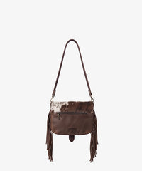 Trinity Ranch Fringe Cowhide Crossbody Bag (Preorder)