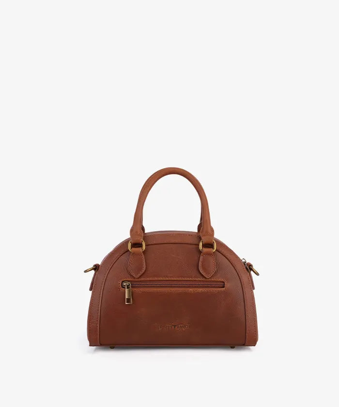 Trinity Ranch Genuine Leather Western Tooled Satchel Bag