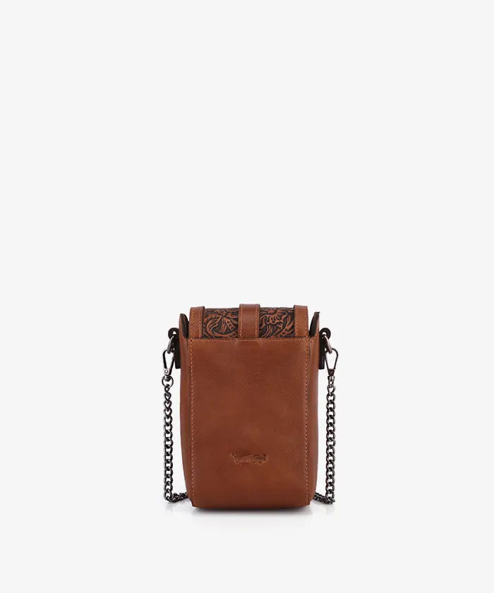 Trinity Ranch Cowhide Phone Crossbody Bag