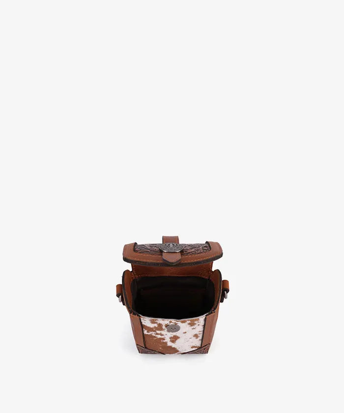 Trinity Ranch Cowhide Phone Crossbody Bag