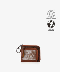 Trinity Ranch Cowhide Zip Wallet